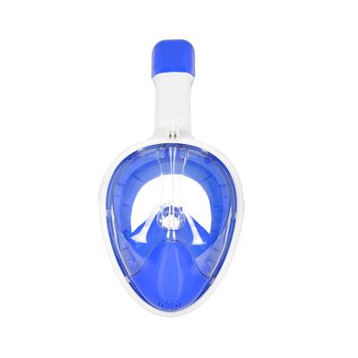 China Anti Fog 180 Degree Panoramic Full Face Snorkel Mask For Diving for sale