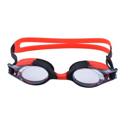 China Silicone Nose Bridge Clear Swimming Goggles Adjustable For Kids Adult Youth for sale