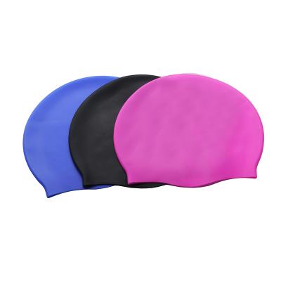 China Fashionable Anti - Dust Waterproof Swim Cap High Grade Silicone Swim Caps for sale