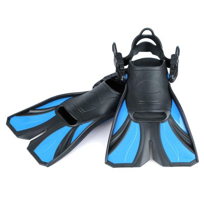 China Swim Training Silicone Scuba Diving Fins Self Adjusting For Snorkeling for sale