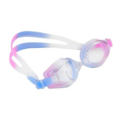 China Girls Silicone Frames Anti Fog Swimming Goggles Sports Eyewear for sale