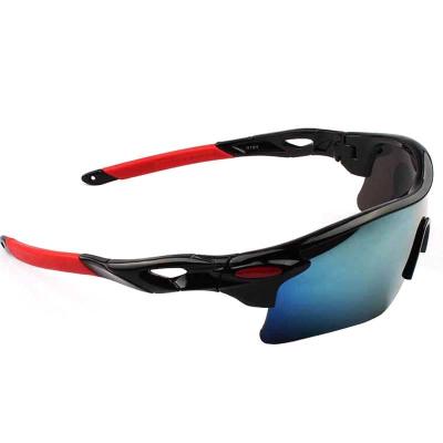 China Custom Logo UV400 Outdoor Sports Sunglasses Shatter Proof for sale