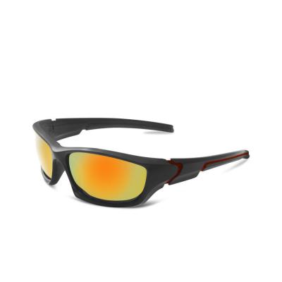 China Scharnier des Frühlings-TR90, welches die polarisierte Sport-Sonnenbrille Shatterproof radfährt zu verkaufen