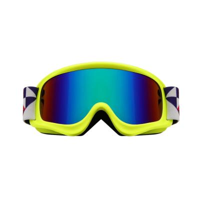 China Nieve anti llana colorida Ski Goggles For Kids de la prueba del viento de la niebla en venta