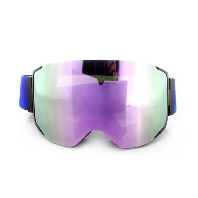 Κίνα Ελαφρύς αθλητισμός Eyewear Snowboarding προστατευτικών διόπτρων σκι χιονιού για το ενήλικο μπλε καθρεφτών προς πώληση