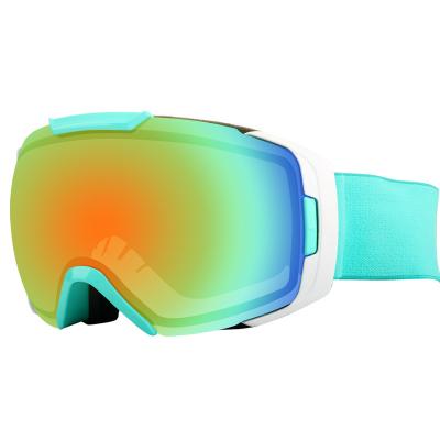 China Gafas ULTRAVIOLETA elásticos de la nieve de la protección OTG de la correa el 100% para la juventud en venta