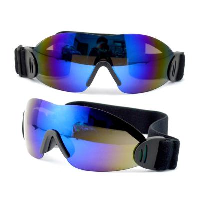 China Parachuting  Anti UV Dustproof Horse Jockey Goggles Skydiving Safety Glasses for sale