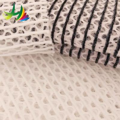 China HH-046 Soft Memory Fabric Polyester 3d Mesh Fabric For Garment Fabric Two Tone Mesh for sale