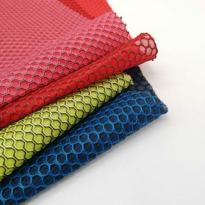 China Easy To Wash Easy To Dry Mesh Heat Proof Polyester 3D Motorcycle Seat Cover Elastic Yarn Dyed Mattress Fabric for sale