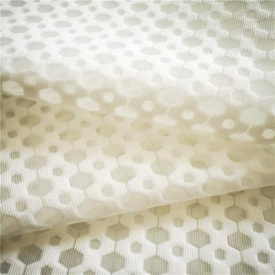 China Easy To Wash Moisture Polyester Mesh Fabric 3d Mesh Breathable Dry Breathable Mattress HH-114 Mesh Fabric 100 for sale