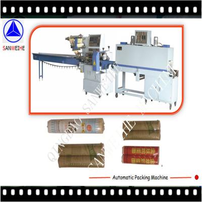 China SWC 590 Noodle Packing Machine Automatic 590mm Heat Shrink Packaging Machine for sale