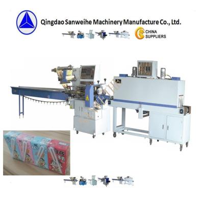 Κίνα SWC 590 SWD 2000 Shrink Wrap Packing Machine Βαμβακερή μπατονέτα συρρικνωμένη μηχανή περιτυλίγματος προς πώληση