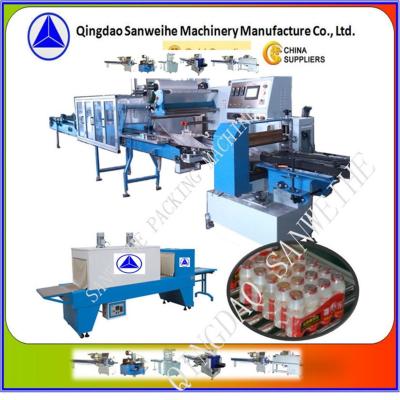 Κίνα SWSF 800 Shrink Wrap Packing Machine SGS Bottles Full Seal Μηχανή συσκευασίας τροφίμων προς πώληση