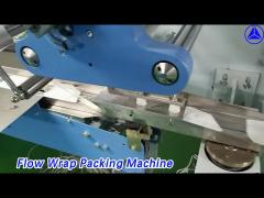 Film Flow Wrap Packing Machine 100 packs/Min High Accuracy Automatic