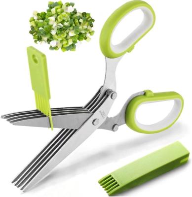 China Ktichen Cutting Heavy Duty Kitchen Tool Kit For Cutting Vegetables Herb Shears Chopping Herb Vegetables Scissors for sale