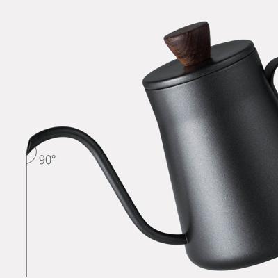 China WITH LID Tea Coffee Tools Maker Set Narrow Gooseneck Spout Drip End Mouth Pot Coffee Spill Over Ketetle for sale