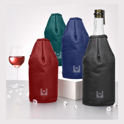 China Wine Bottle Cooler for All Kinds of Wine Protector Wine Ice Pack Sleeve Reusable Wine Bottle Fridge Keep Wine Cooler for sale