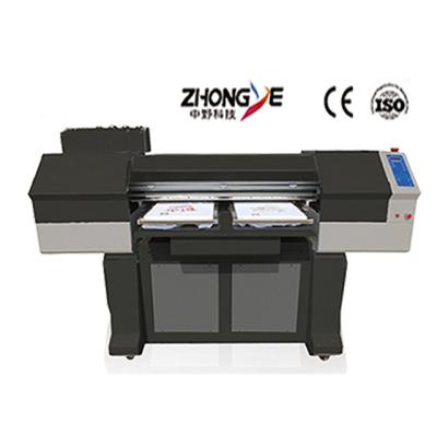 China Sublimation Banner Factory Price Digital T-shirt Printing Machine zhongye T-shirt Printer High Performance Multicolor Canvas Clothing Printer for sale