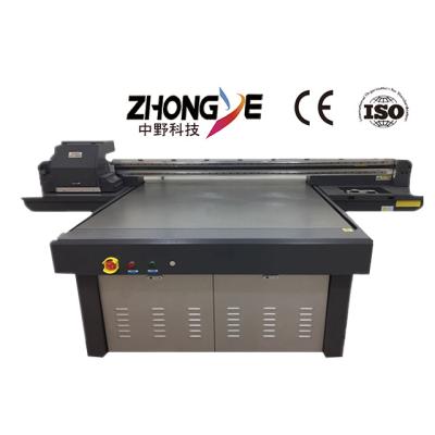 China Wall Wraps Big Sale Big Discount 2018 Big Low Cost Most Popular Zhongye Dual Head Small UV Flatbed Printer Factory Price for sale