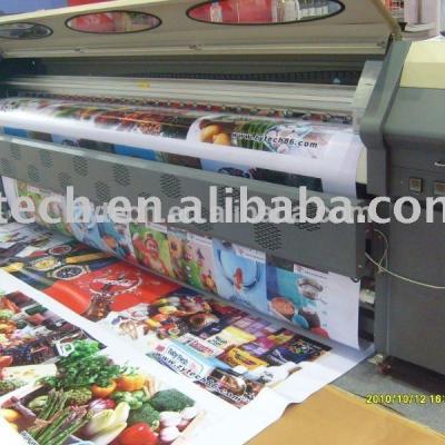 China Print Shops Large Format Solvent Printer with Ricoh Gen5 Printhead for Flex Banner, Vinyl, Sticker for sale