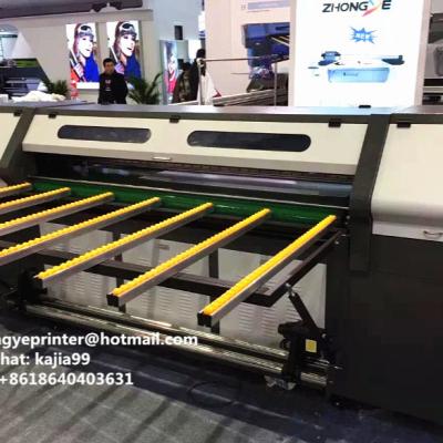 China Printing shops 1.8m flat bed and roll to roll hybrid printer, solvent or eco solvent ink, not UV for sale