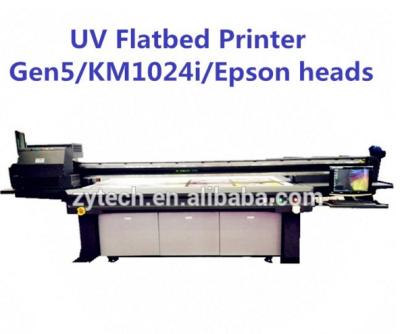 China KT board ZhongYe CBF Gongzheng small UV flatbed printer machine for glass, ceramic impresoras UVC1309 epson for sale