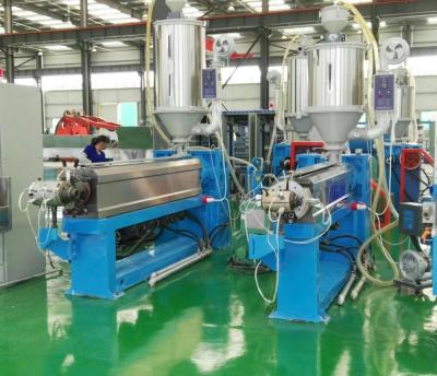 China SJ-90+120 Extruding Cable Extrusion Line For PVC, PE, PP Sheathing Wire And Cable 160kg/h for sale