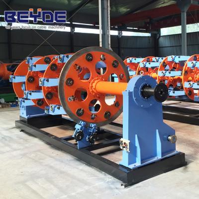 China Stranding Control System PJ400/12 1.8-4.0 Single Core Planetary Wire Siemens Cable Stranding Machine Strander for sale