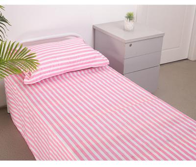 China Folded Hospital Four-Piece Bedding Set Top Quality 100% Cotton Bed Sheet for sale