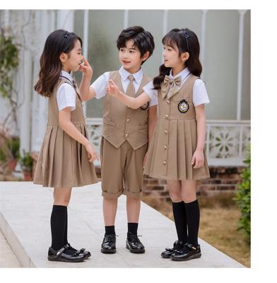 China Kids Suits School Uniforms Patterns School Uniforms Customized Kindergarten Kids Summer Sportswear Suit International School Uniform For Primary School Students for sale