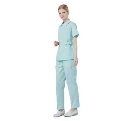 China Eco-friendly Breathable Hospital Women Medical Printed Nurse Uniform Scrubs Top for sale