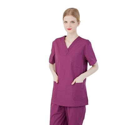 China Best Hospital Quality Doctors And Nurses Female Scrub Nursing Medical Uniform Sets Scrub Hospital for sale