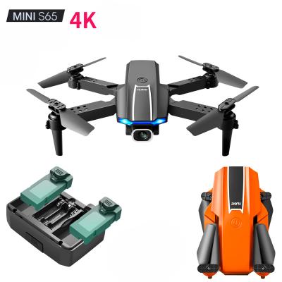 China NEW 2021 Model S65 Mini Drone 4K HD Daul Camera Remote Control with wifi FPV portable foldable rc remote control drone for sale