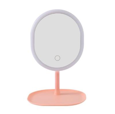 China High Quality Fashion Touch Sensor Lighted Portable Smart Vanity Led Makeup Mirror for sale