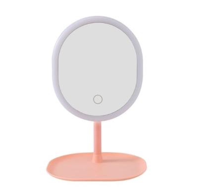 China New Type Lighted Fashion Touch Dimming Led Makeup Mirror 2021 In China for sale