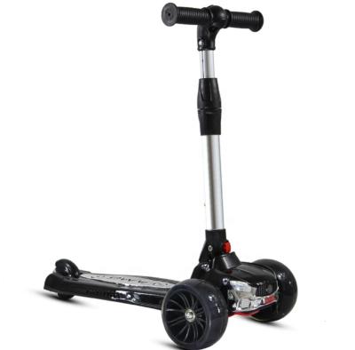 China PU Factory Wholesaler Three Wide PU Wheels Sports Pedal Kick Scooter For Kids for sale