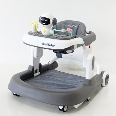 China New Model China Baby Walker 8 Wheels Musical Walking Aid Baby Learning Walker Kids Walkers For Sale for sale