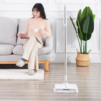 China Hotel Wholesale New Design High Quality Cordless Vibration Self Clean Floor Cleaner Electric Mop Clean for sale