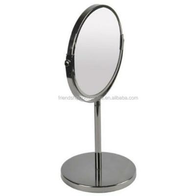 China Manufacturer High Quality Round Magnifying Vanity Mirror For Bathroom Countertops - Chrome for sale