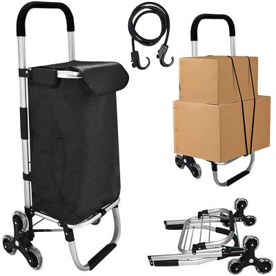 China Collapsible folding shopping cart with wheels, reusable shopping bags, universal carts and multi-functional carts are waterproof for sale