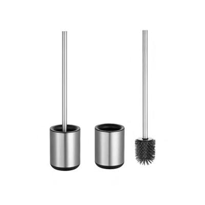 China Modern toilet brush with bracket, base, stainless steel for sale