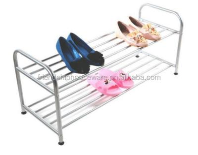 China Easy Collect Maker Sturdy 2-Tier Metal Shoe Rack Rack Organizer for sale