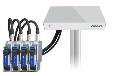 China Máquina da codificação do grupo do Inkjet do cartão, grupo alto automático da impressora a jato de tinta contínua da impressora de Dpi que codifica o caráter pequeno à venda