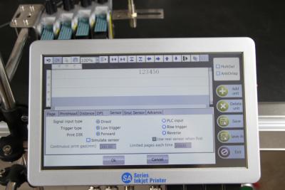 China Impresora del código de barras del chorro de tinta del control de LGCS en venta