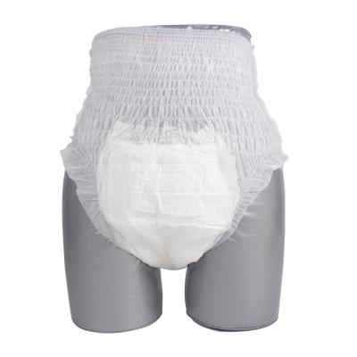 China Wholesale Breathable Biodegradable Plain Weave Disposable Underwear Adult Incontinent Pull Up Diaper for sale