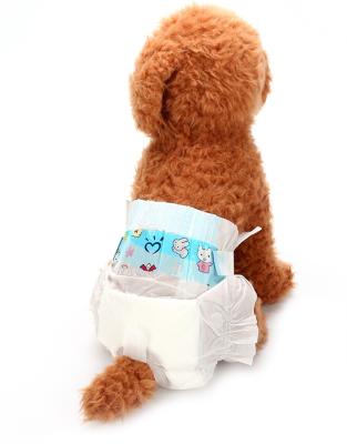 China OEM Sustainable Cheap Nonwoven Female Pet Dog Disposable Diapers For Cats for sale