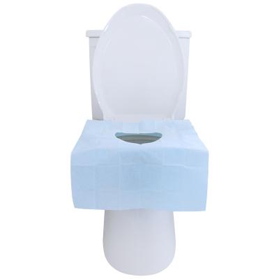 China Hot Selling Disposable Virgin Eco-friendly Nonwoven Toilet Seat Waterproof Cover Paper for sale