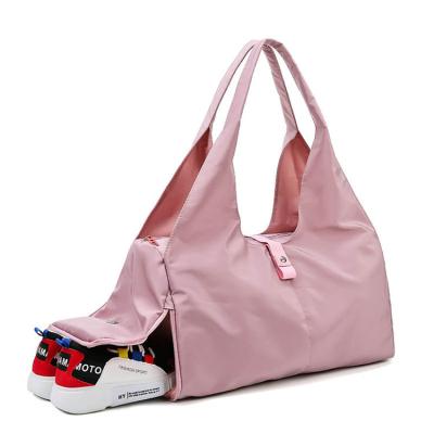 China Waterproof Sports Bag Sports Bag Customized Customized Weekend Bag Pink Travel Bag for sale