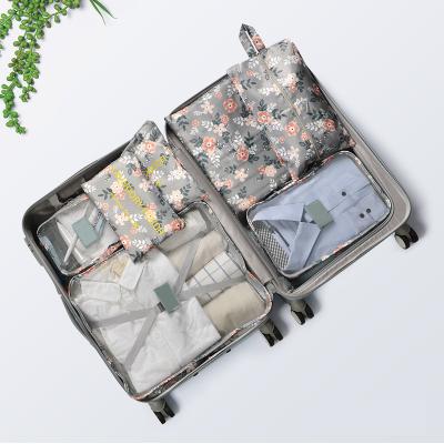 China Fashion Travel Bags Luggage Fleece Women Sublimation Travel Packing Overnight Cubes To Organize Bags for sale