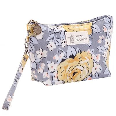 China Fashion Guaranteed Suitable Price Quality Canvas Makeup Cosmetic Storage Bag for sale